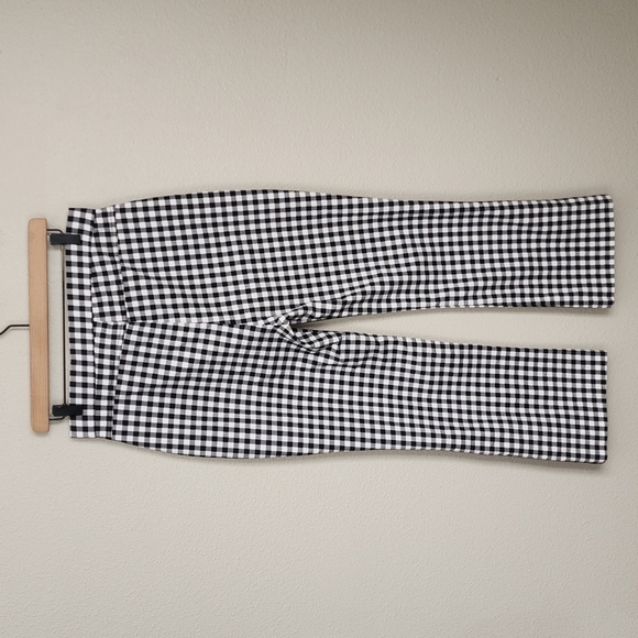 Free People Florence Checkered Crop Flare Pants - Picture 8 of 10